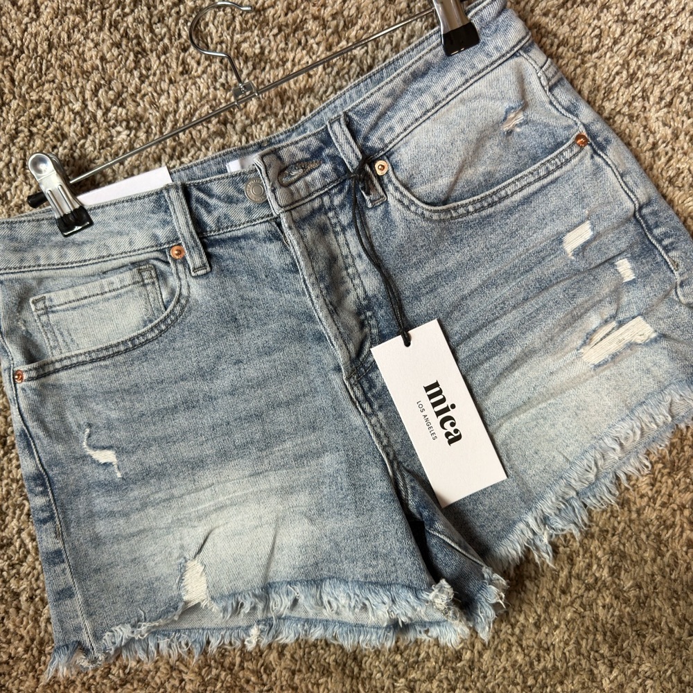 MICA Jean shorts- size small NWT